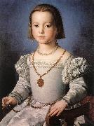 BRONZINO, Agnolo Bia, The Illegitimate Daughter of Cosimo I de  Medici oil